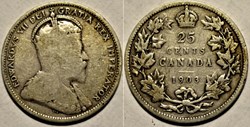 Edward VII - 25 Cents 1903