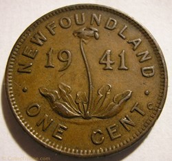 George VI - 1 Cent 1941C Newfoundland