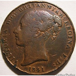 Victoria - 1/13 Shilling 1841 - Jersey
