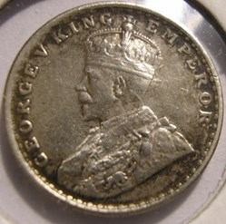 George V - 2 Annas 1915 Bombay - British India