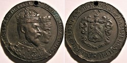 Edward VII & Alexandra - 1902 Coronation, Borough of Hammersmith Medal - UK