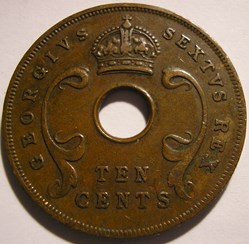 George VI - 10 Cents 1951 - East Africa