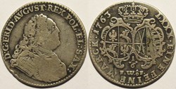 Friedrich August II - 1/6 Thaler 1763 Electorate of Saxony