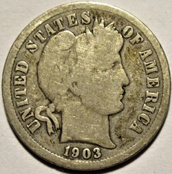 1903 New Orleans Dime