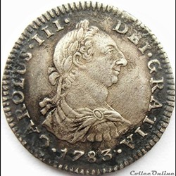 México - 1 Real 1783 Mexico (Colonial) - Carlos III de España