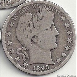 1898 San Francisco Half $