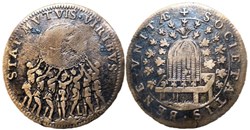 Jeton c.1700 Corporation des Marchands - Louis XIV (2 ex.)