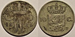 Willem I of Nederland - 10 Cents 1825 Brussels
