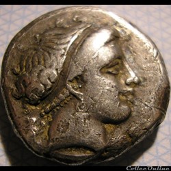 Neapolis, Campania - Didrachm ca. 320-300 BC