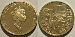Elizabeth II - 5 Dollars 1999 - Vikings Settlement