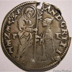 c.1525 Mezza Lira - Andrea Gritti, Dòge - Republic of Venice