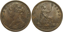 Victoria - One Penny 1863 - Kingdom of Great Britain