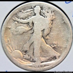 1917 San Francisco Half $ - S Obverse
