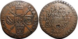 Albert & Isabelle - Jeton des états de Lille, 1616 - Pays-Bas espagnols