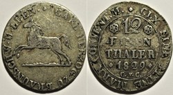 Karl II - 1/12 Thaler 1829, Duchy of Brunswick