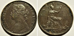 Victoria - One Farthing 1884 - Kingdom of Great Britain