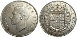 George VI - Half Crown 1950 - New Zealand