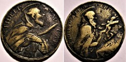 Saint Fidelis of Sigmaringen & Saint Joseph of Leonessa - Medal ca.1750