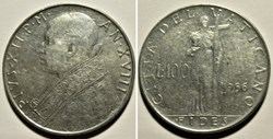 Pio XII, Papa - 100 Lire 1956, Anno XVIII - Vaticano