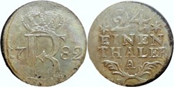 Friedrich II - 1/24 Thaler 1782 Berlin, Kingdom of Prussia