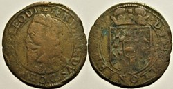 c.1630' Ferdinand of Bavaria, 1 Liard - Principality of Liege