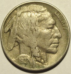1927 Denver 5 Cents (var)