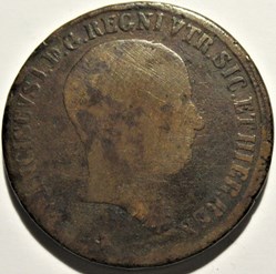 1825 Royaume des Deux-Siciles, 10 Tornesi - Francesco I