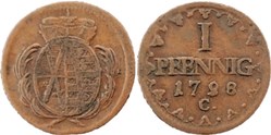 Friedrich August III - 1 Pfennig 1798 - Electorate of Saxony