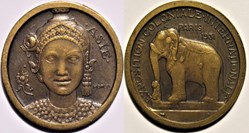 Exposition coloniale internationale 1931, Médaille Asie
