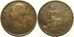 Victoria - One Penny 1888 - Kingdom of Great Britain