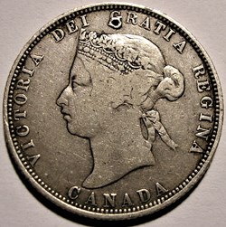 Victoria - 25 Cents 1871