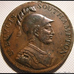 1791 HalfPenny Sir Bevois - Southampton
