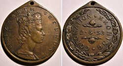 Elizabeth II - Medallion 1953 Coronation, South Africa