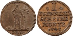 Karl I - 1 Pfenning 1741 - Principality of Brunswick-Wolfenbüttel