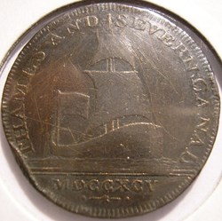 1795 HalfPenny - Brimscombe Port, Gloucestershire