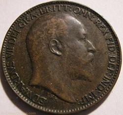 Edward VII - Farthing 1910 - United Kingdom