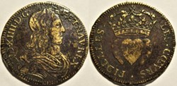 Louis XIV - 1660, Jeton "Les Coeurs Fidèles" - la Triple Alliance