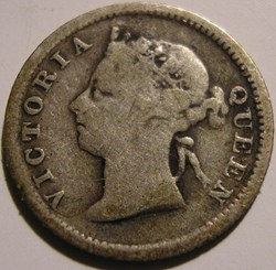 Victoria - 5 Cents 1895 - Hong-Kong
