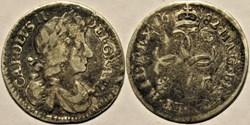 Charles II - 4 Pence 1682/1 Kingdom of England, Scotland & Ireland