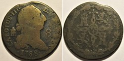 1788 - 8 Maravedis Segovia - Carlos III de España