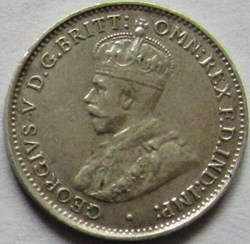 George V - Three Pence 1935 Melbourne - Australia