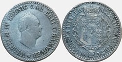 William IV - 1/6 Thaler 1834 - Kingdom of Hannover