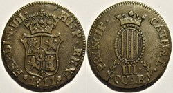 1811 Cataluña - 3 Quartos - Fernando VII de España