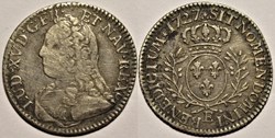 Louis XV - 1/5 d'Écu 1727, Tours