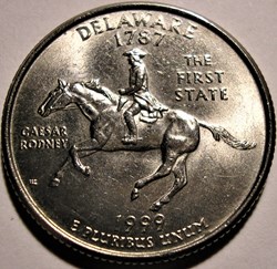 1999 P Quarter Dollar - Delaware State