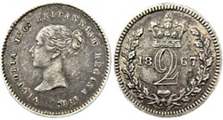 Victoria - 2 Pence 1867 Maundy - Kingdom of Great Britain