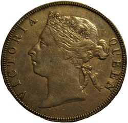 Victoria - One Cent 1885 - British Honduras