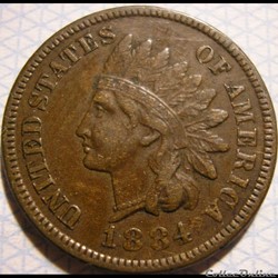 1884 One Cent