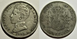 1903 - Peseta - Alfonso XIII de España