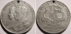 George VI & Elizabeth - 1945 Victory & Peace Token